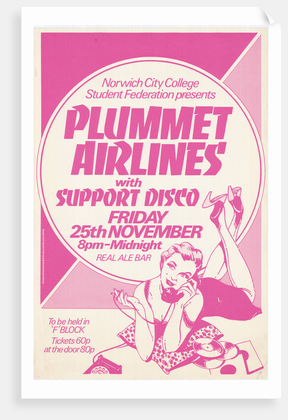 Plummet Airlines poster by Rokpool